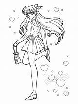 Sailor Sailormoon Coloriages Colorare Malvorlagen Animaatjes Kleurplaat Animes Abrir Animate Dibujos sketch template