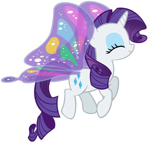 image fanmade rarity butterflypng   pony friendship