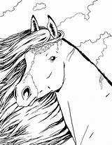 Horse Coloring Pages Adults Horses Coloriage Beautiful Kids Book Portrait Sara Bella Colouring Adult Sheets Pony Print Visit Books Bestcoloringpagesforkids sketch template