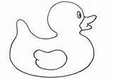 Duck Rubber Coloring Drawing Pages Ducks Printable Color Ducky Paper Drawings sketch template