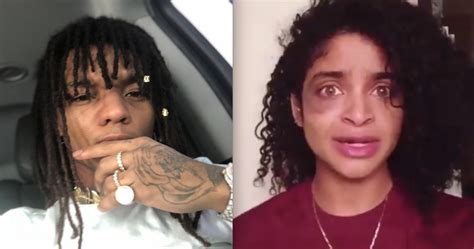 rhymes  snitch celebrity  entertainment news swae lees girlfriend attacks  side