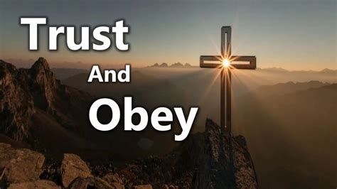 trust  obey piano instrumental youtube