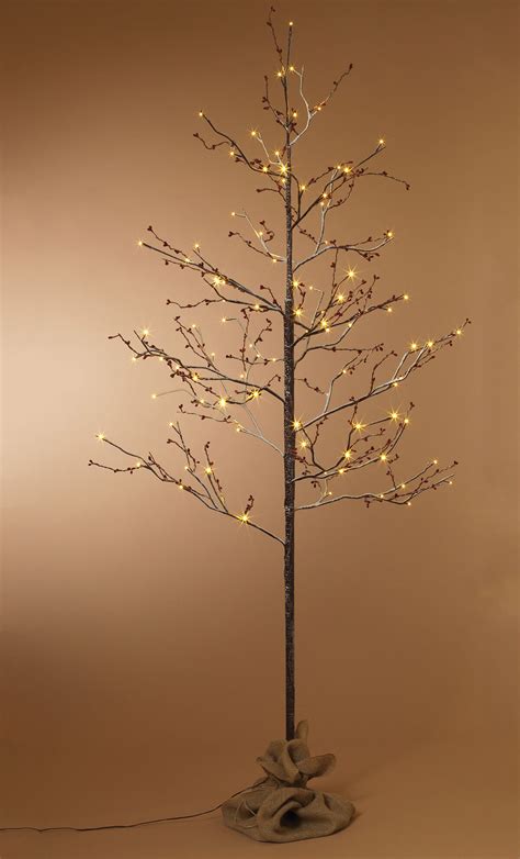 gerson everlasting glow outdoor snowy  birch lighted tree