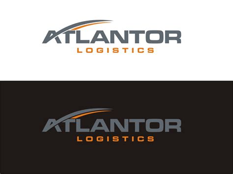 freight forwarding logo design  atlantor logistics  sushma design