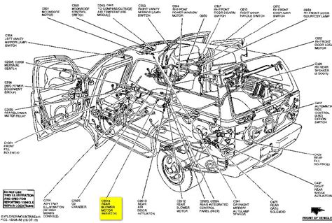 ford escape parts diagram