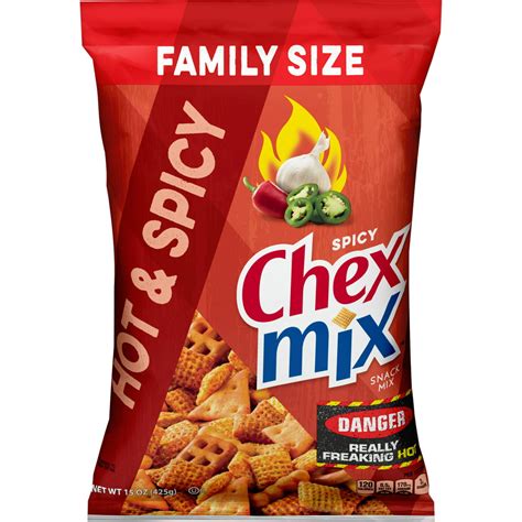 chex mix snack mix hot spicy family size  oz walmartcom