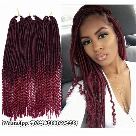 Synthetic Hair For Braiding 20inch 24strands Goddess Faux Locs Crochet