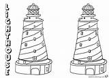 Lighthouse Alexandria sketch template