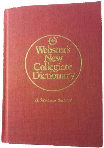 websters  collegiate dictionary abebooks
