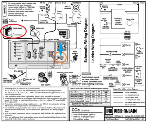 central boiler thermostat wiring