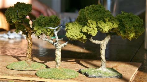 miniature trees  twist ties