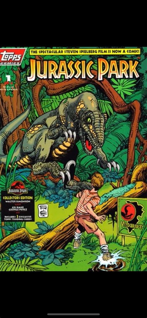 1993 Topps Jurassic Park Comic Book Vol 1 No 1 Etsy