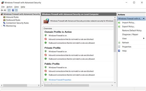 configure windows firewall  advanced security rootusers