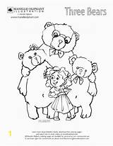 Goldilocks Preschool sketch template