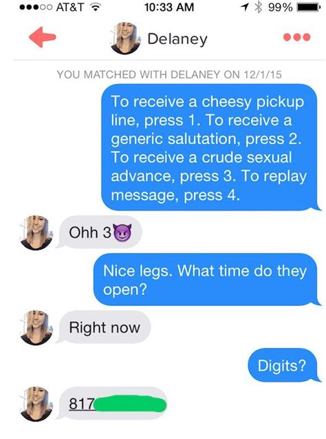Tinder Pick Up Lines Here Are The 15 Funniest Ones Tinder Pick Up