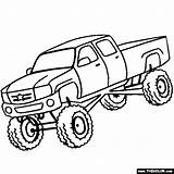Coloring Pages Truck Ram Dodge Popular sketch template
