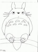 Totoro Neighbor sketch template