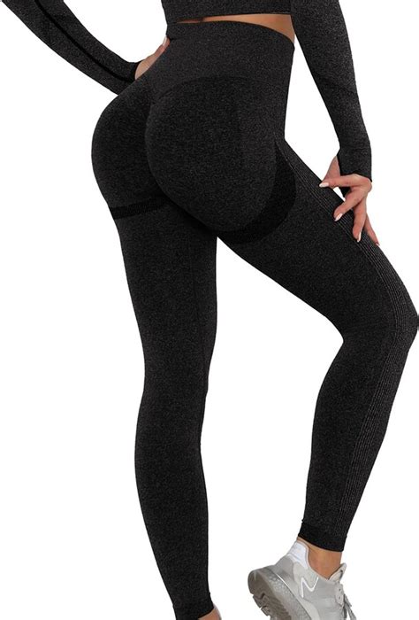 fitvalen women scrunch bums gym leggings ruched butt lifting yoga pants