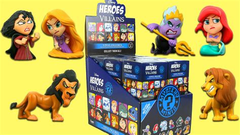 disney heroes  villains rare mystery mini blind box opening compete ho mystery minis