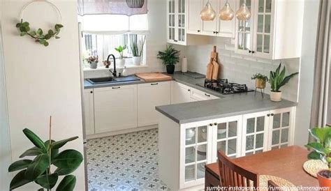 gambar dapur cantik sederhana  modern inspiratif mudah ditiru
