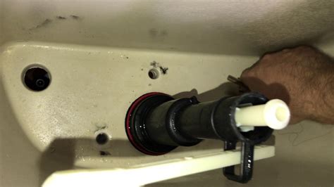 replacing flush valve  mansfield toilet youtube