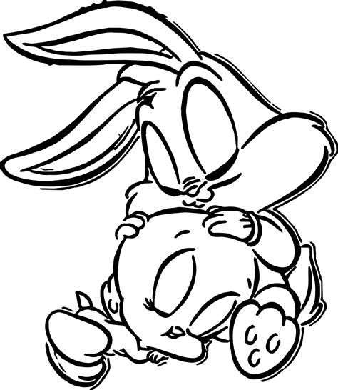 bugs bunny coloring pages png  file