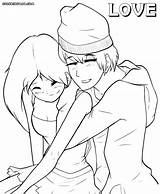 Anime Coloring Pages Getdrawings Getcolorings sketch template