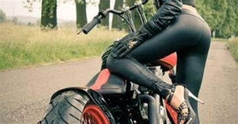 beautiful woman butts on motorcy girl motorcycle