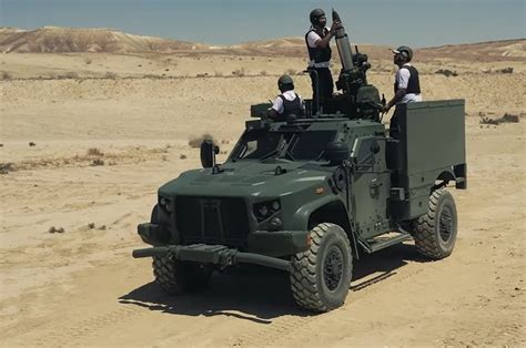 israeli defense giant develop mm mortar system  jltv platform