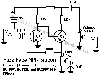 npn fuzz face effects factory