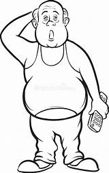 Fat Man Drawing Coloring Pages Person Cartoon People Lazy Line Vector Getdrawings Whiteboard Trending Days Last Kids sketch template