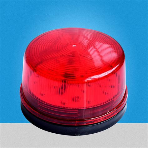 xinsilu pcslot red led flash siren  security light alarm strobe warning alert lamp singal