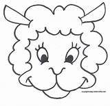 Sheep Mask Printable Template Masks Animal Templates Animals Face Cut Craft Farm Clipart Clip Clipartbest Children Cow Crafts Faces Kids sketch template