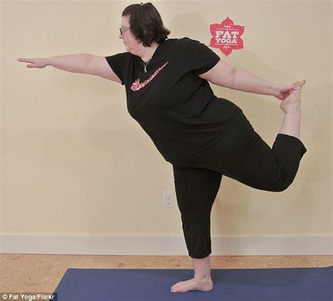 fat yoga studio  making poses easier  overweight people