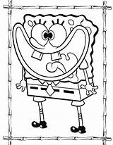 Coloring Smile Spongebob Squarepants Getcolorings Getdrawings Pages sketch template