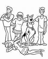Characters Scooby Doo Color Coloring Topcoloringpages sketch template