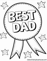 Coloring Dad Trophy Thistinybluehouse sketch template