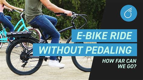 ebike   pedaling electric bike ride  youtube
