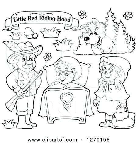 red riding hood coloring pages  getcoloringscom
