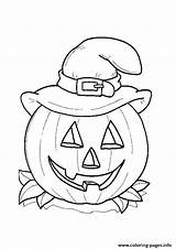 Coloring Halloween Easy Pages Printable Color sketch template