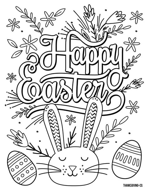 printable easter coloring pages  adults   relieve