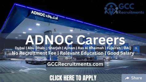 Adnoc Careers In Abu Dhabi Oil Company Jobs 2024 Gccrecruitments