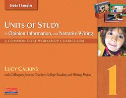 lucy calkins grade   sampler  images writer workshop
