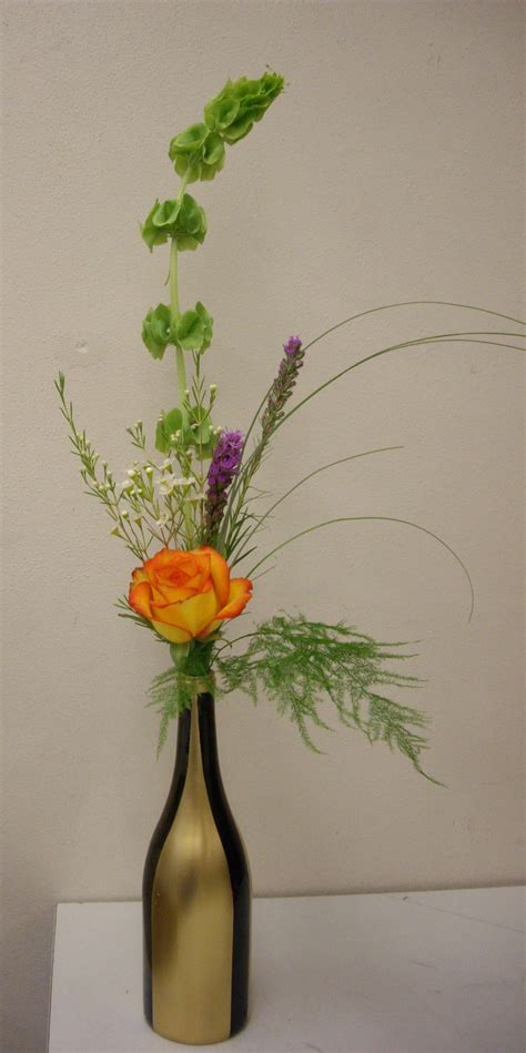 Bud Vase Arrangement That Was Created As An Example For My