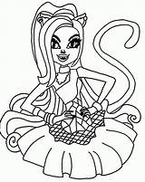 Coloring Catty Noir Pages Monster Coloriage High Library Clipart Eye Popular sketch template