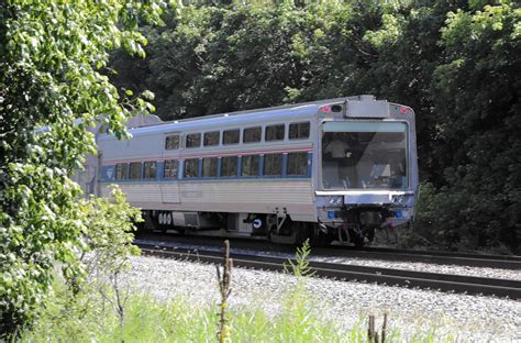 Amtrak Running Passenger Train From Allentown The