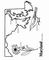 Maryland Coloring Pages State Missouri Map Printables Outline Usa Printable Color Print Getcolorings Md Books Flag States Go Choose Board sketch template