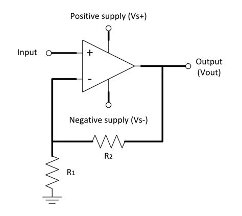 Non Inverting Op Amp Tinkercad Riset Riset