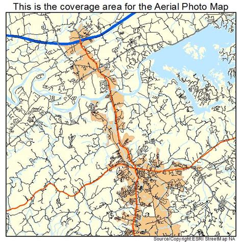 aerial photography map  sevierville tn tennessee