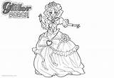 Glitter Force Coloring Pages Tsukai Mahou Precure Color Printable Kids sketch template